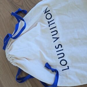 Louis Vuitton Cream Dust Bag